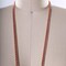 1 Yard 12mm Rose Gold Glossy Finish Metal Chain Trim for Jewelry and Bag Straps